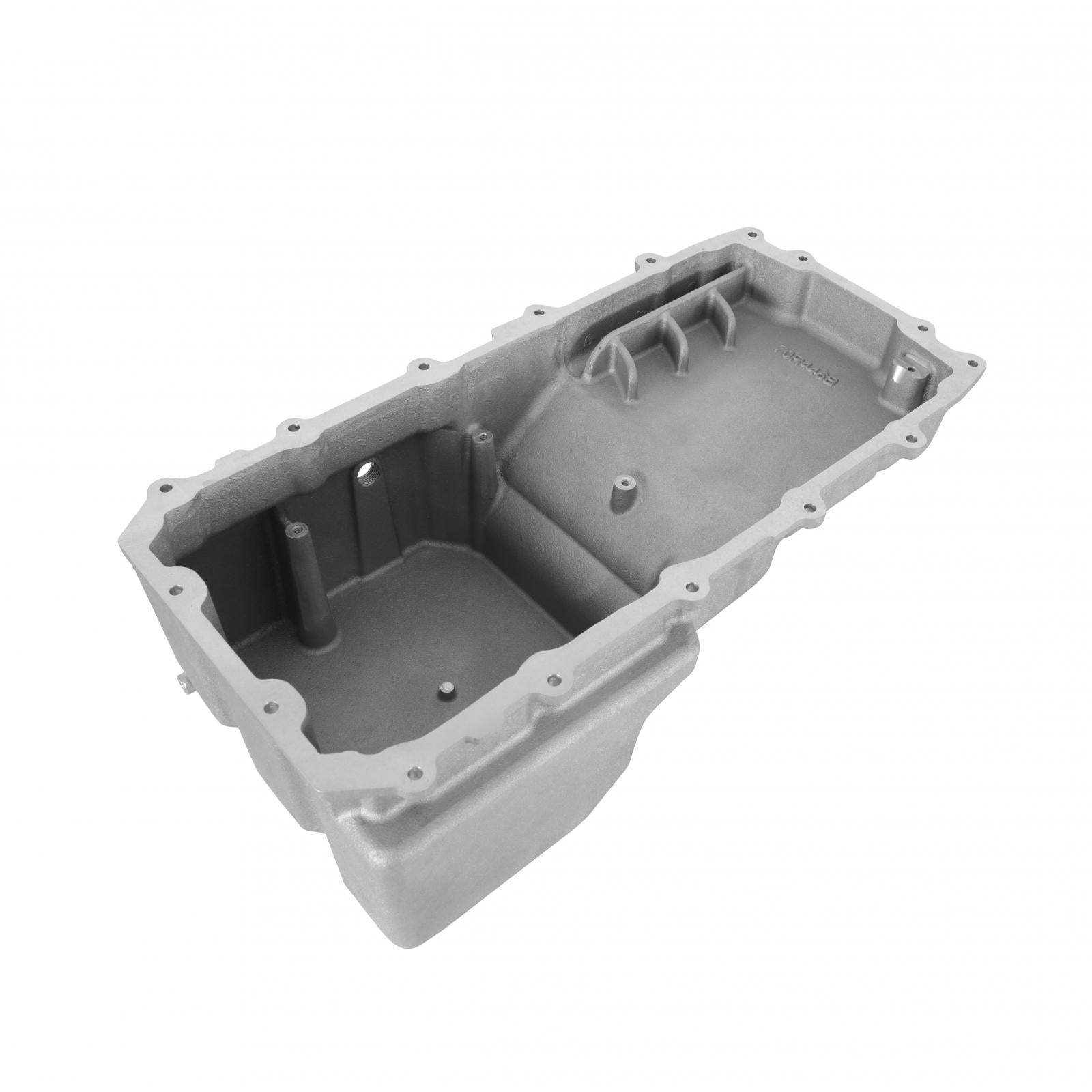 Cast Aluminum Rear Sump Oil Pan Ford Coyote Swap Fits Gen 1 and 2 Coyote Engine Swaps in 1979-2004 Ford Fox-Body and SN95 Mustangs Holley-4