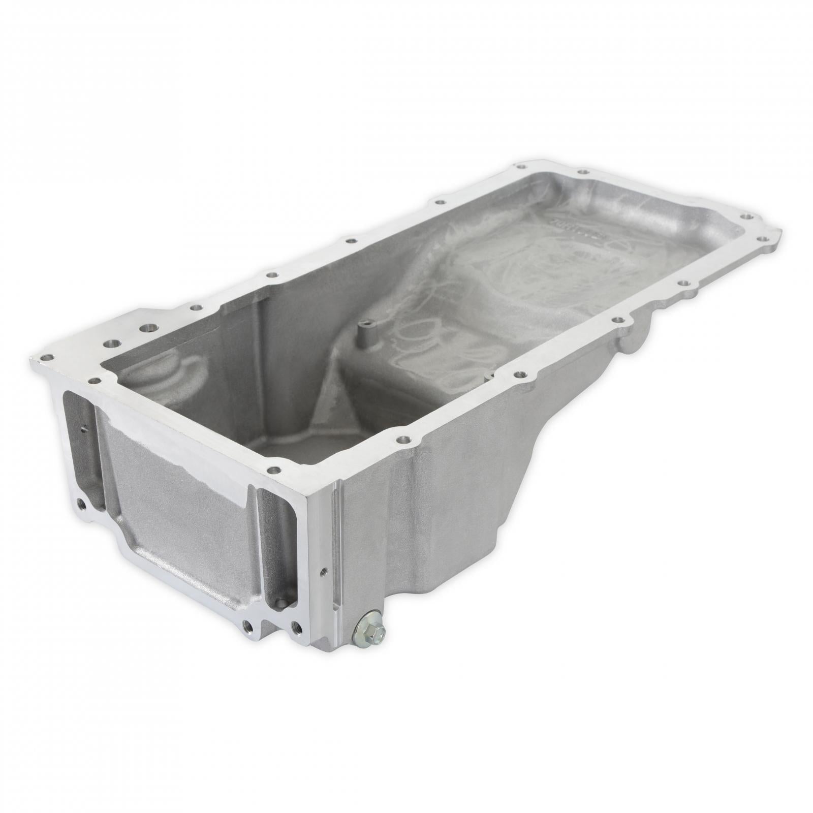 GM LS Swap Oil Pan Most Front Clearance No Drain-Back Holes Fits LS Swapped Vehicles Requiring Even More Clearance Than the 302-1 and 302-2 Same As 302-3 But Without Drain-Back and Plugs Holley-4