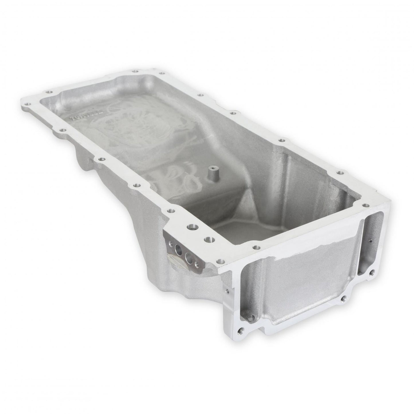 GM LS Swap Oil Pan Most Front Clearance No Drain-Back Holes Fits LS Swapped Vehicles Requiring Even More Clearance Than the 302-1 and 302-2 Same As 302-3 But Without Drain-Back and Plugs Holley-8