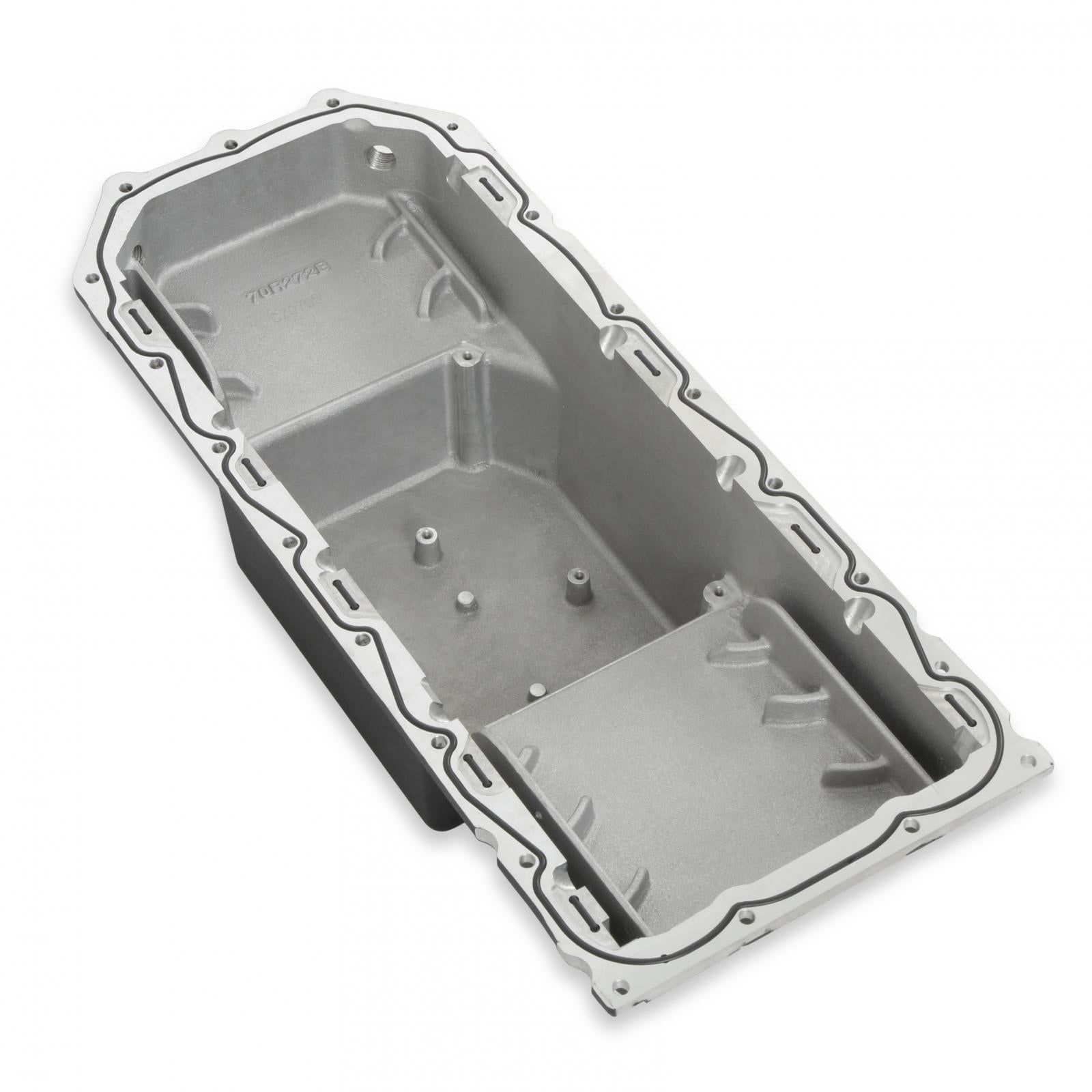Gen III Hemi Swap Oil Pan Mid-Sump VVT Black Fits VVT Gen III Hemi Engines Holley-1