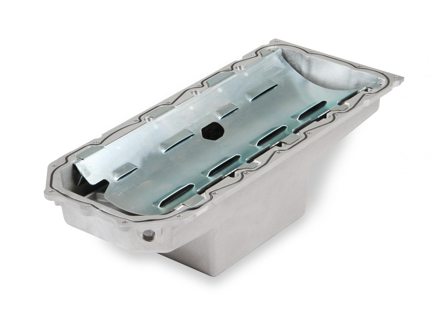 Gen III Hemi Swap Oil Pan Mid-Sump VVT Fits VVT Gen III Hemi Engines 2009-up 5.7L & 2011-up 6.4L Engines Mid-Sump Design Fits 1963-1974 Mopar A-Body, B-Body, C-Body & E-Body Holley-16