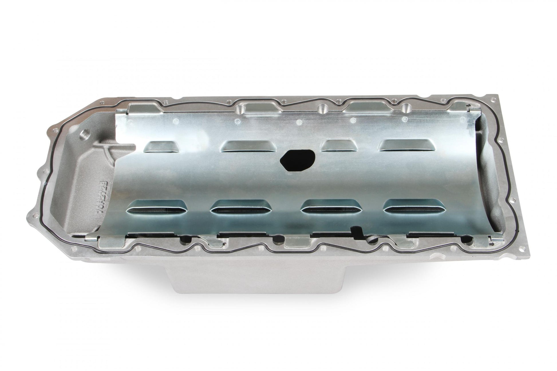 Gen III Hemi Swap Oil Pan Mid-Sump VVT Fits VVT Gen III Hemi Engines 2009-up 5.7L & 2011-up 6.4L Engines Mid-Sump Design Fits 1963-1974 Mopar A-Body, B-Body, C-Body & E-Body Holley-17