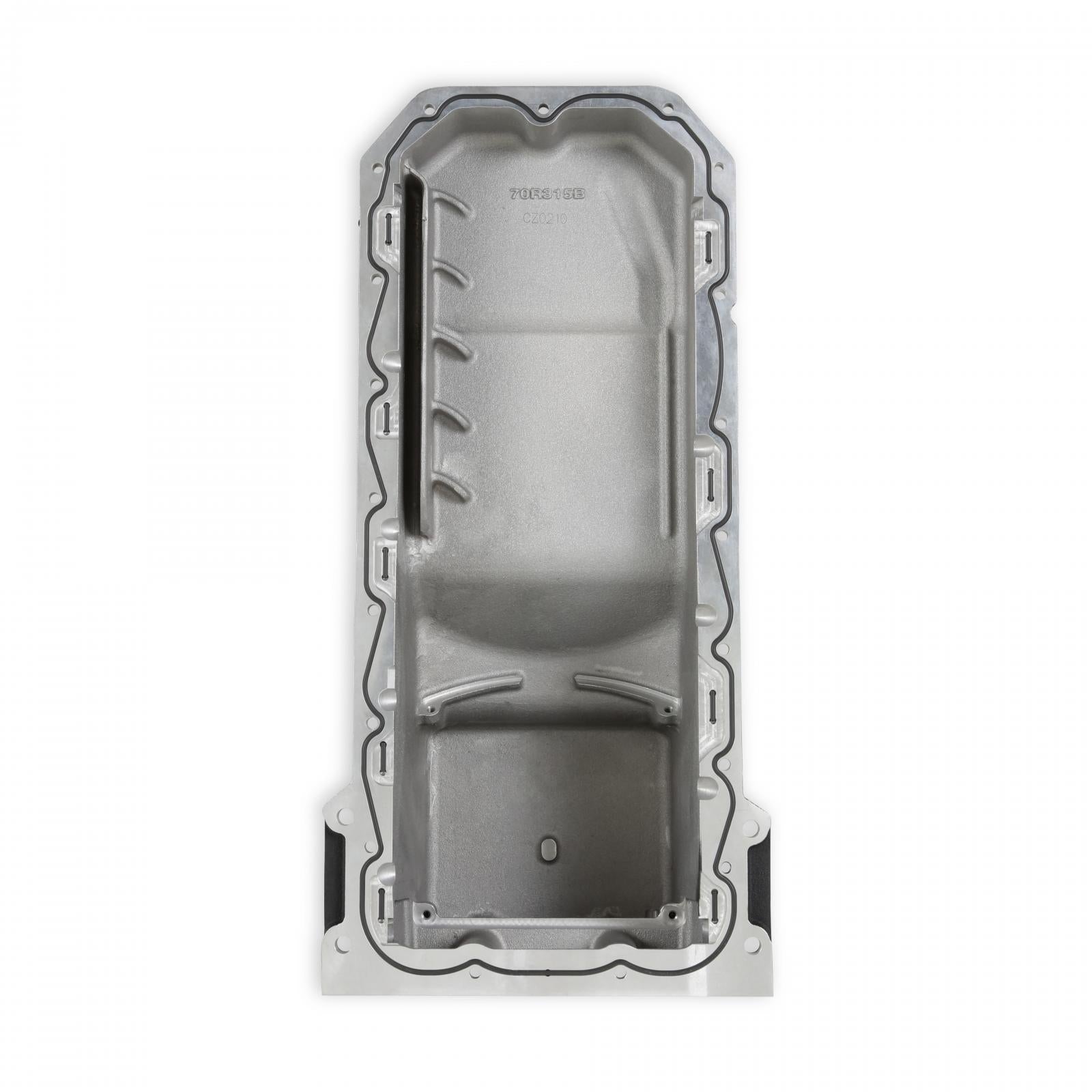 Gen III Hemi Swap Oil Pan Black Fits Gen III Hemi Hellcat Engines 2015-Up 6.2L Supercharged Engines Rear-Sump Design Fits Most Trucks Holley-5