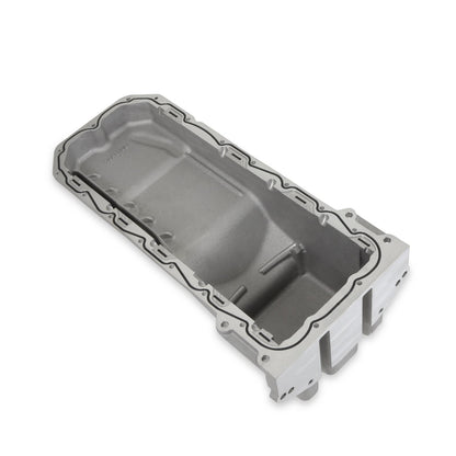 Gen III Hemi Swap Oil Pan Natural Fits Gen III Hemi Hellcat Engines 2015-up 6.2L Supercharged Engines Rear-Sump Design Fits Most Trucks Holley-2