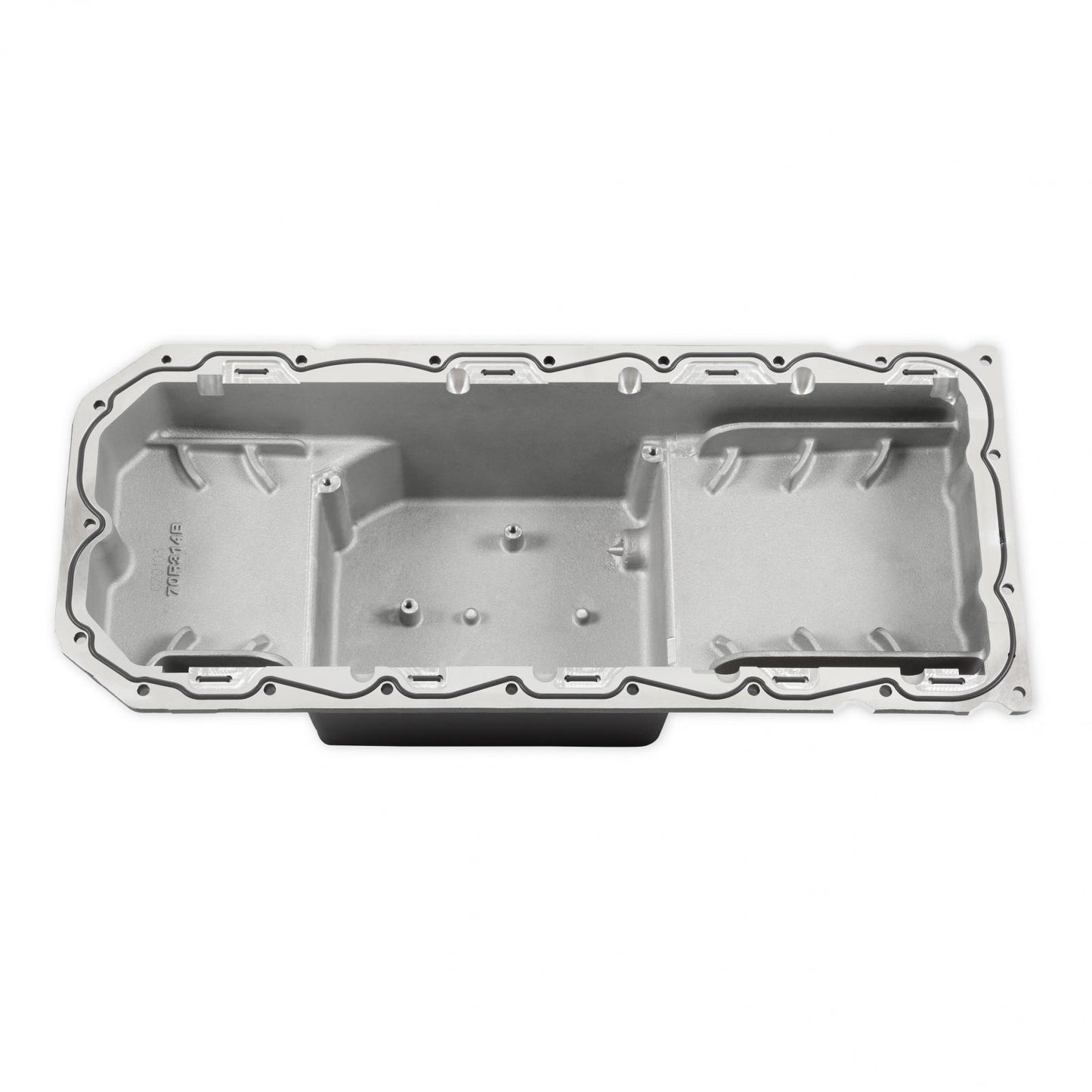 Gen III Hemi Swap Oil Pan Mid-Sump Hellcat Black Fits Gen III Hemi Hellcat Engines 2015-up 6.2L Supercharged Engines Mid-Sump Design Fits 1963-1974 Mopar A-Body, B-Body, C-Body & E-Body Holley-2