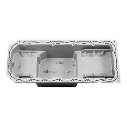 Gen III Hemi Swap Oil Pan Mid-Sump Hellcat Black Fits Gen III Hemi Hellcat Engines 2015-up 6.2L Supercharged Engines Mid-Sump Design Fits 1963-1974 Mopar A-Body, B-Body, C-Body & E-Body Holley-2