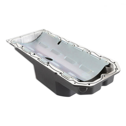 Gen III Hemi Swap Oil Pan Mid-Sump Hellcat Black Fits Gen III Hemi Hellcat Engines 2015-up 6.2L Supercharged Engines Mid-Sump Design Fits 1963-1974 Mopar A-Body, B-Body, C-Body & E-Body Holley-16
