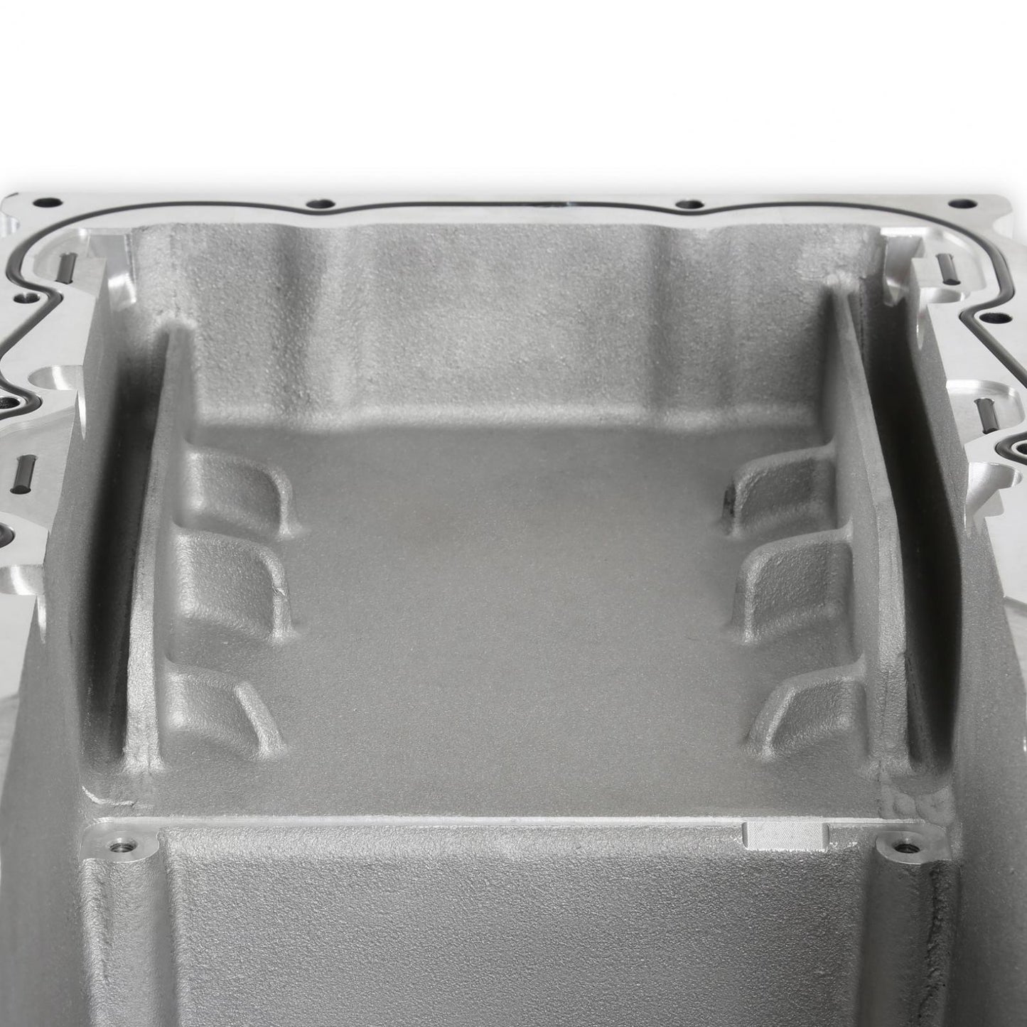 Gen III Hemi Swap Oil Pan Mid-Sump Hellcat Black Fits Gen III Hemi Hellcat Engines 2015-up 6.2L Supercharged Engines Mid-Sump Design Fits 1963-1974 Mopar A-Body, B-Body, C-Body & E-Body Holley-5