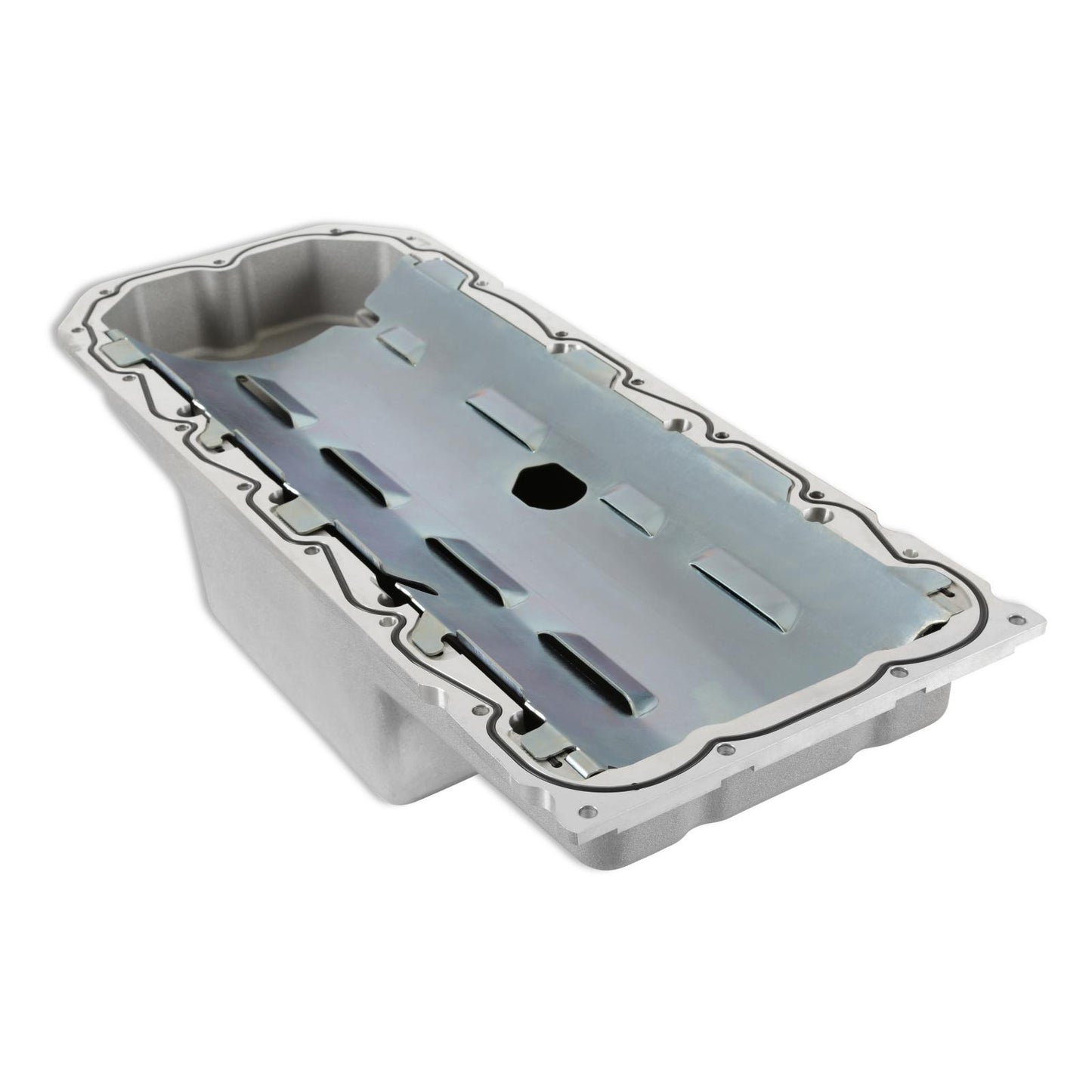 Gen III Hemi Swap Oil Pan Mid-Sump Hellcat Natural Fits Gen III Hemi Hellcat Engines 2015-up 6.2L Supercharged Engines Mid-Sump Design Fits 1963-1974 Mopar A-Body, B-Body, C-Body & E-Body Holley-14