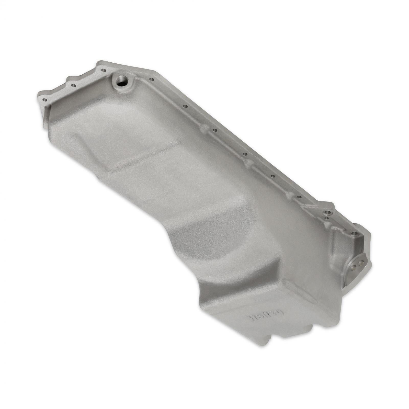 Gen III Hemi Swap Oil Pan Rear-Sump Natural Non-VVT Fits Non-VVT Gen III Hemi Engines 2003-2008 5.7L, 2005-2010 6.1L, 2007-2010 392 Hemi Crate Engines Rear-Sump Design Fits Most Trucks Natural As-Cast Finish Holley-12