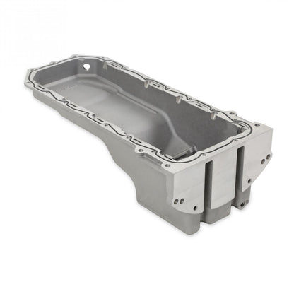 Gen III Hemi Swap Oil Pan Rear-Sump Natural Non-VVT Fits Non-VVT Gen III Hemi Engines 2003-2008 5.7L, 2005-2010 6.1L, 2007-2010 392 Hemi Crate Engines Rear-Sump Design Fits Most Trucks Natural As-Cast Finish Holley-8