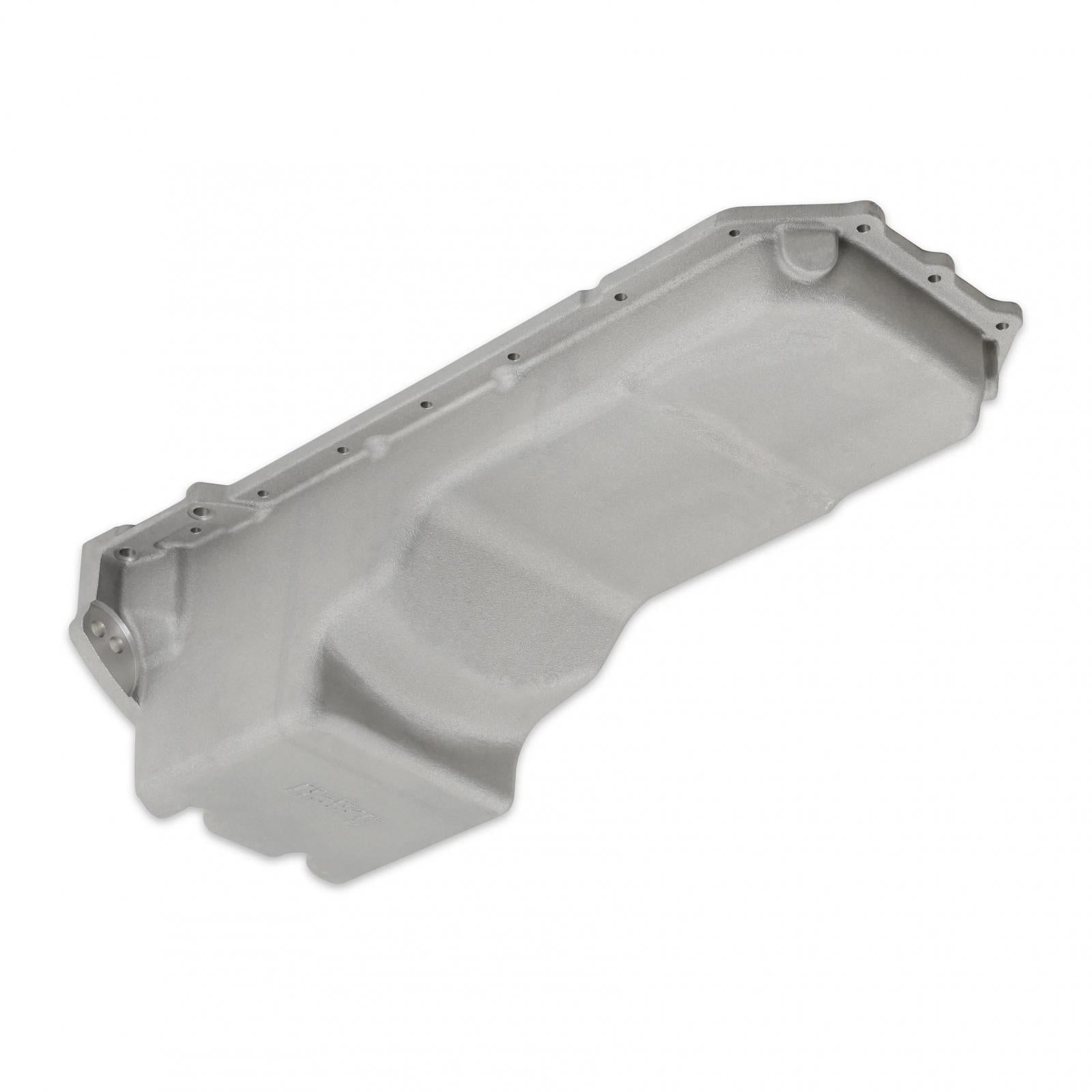 Gen III Hemi Swap Oil Pan Rear-Sump Natural Non-VVT Fits Non-VVT Gen III Hemi Engines 2003-2008 5.7L, 2005-2010 6.1L, 2007-2010 392 Hemi Crate Engines Rear-Sump Design Fits Most Trucks Natural As-Cast Finish Holley-10