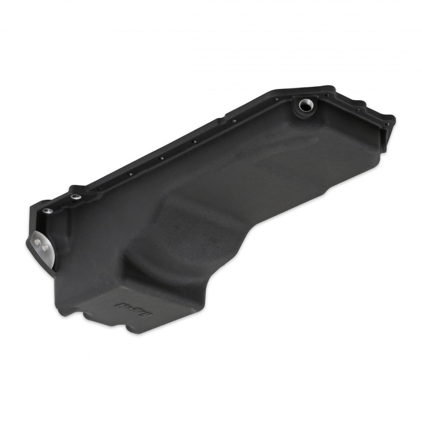 Gen III Hemi Swap Oil Pan Rear-Sump Black VVT Fits VVT Gen III Hemi Engines 2009-up 5.7L & 2011-up 6.4L Engines Rear-Sump Design Fits Most Trucks Black Finish Holley-11