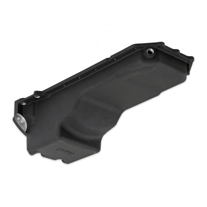 Gen III Hemi Swap Oil Pan Rear-Sump Black VVT Fits VVT Gen III Hemi Engines 2009-up 5.7L & 2011-up 6.4L Engines Rear-Sump Design Fits Most Trucks Black Finish Holley-11