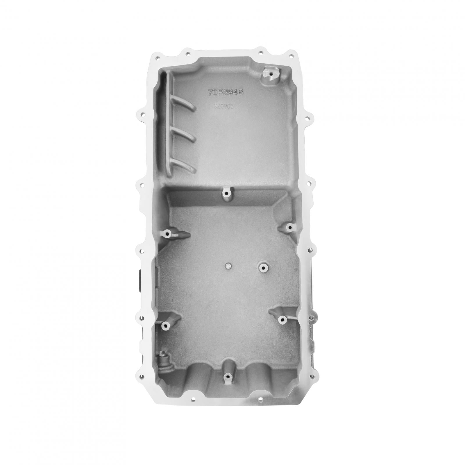 Cast Aluminum Rear Sump Oil Pan Ford Coyote Swap Black Fits Gen 1 and 2 Coyote Engines in 1953-1979 Ford F100, F150, and F250 2WD Trucks Holley-7