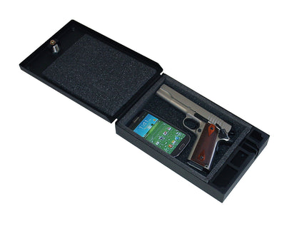 Portable Safe For Full-Size Pistols Universal Black Includes Cable Products Tuffy Security-6