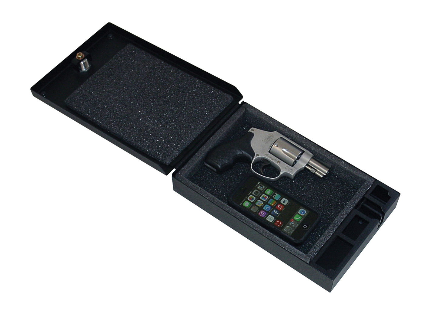 Portable Safe For Full-Size Pistols Universal Black Includes Cable Products Tuffy Security-9
