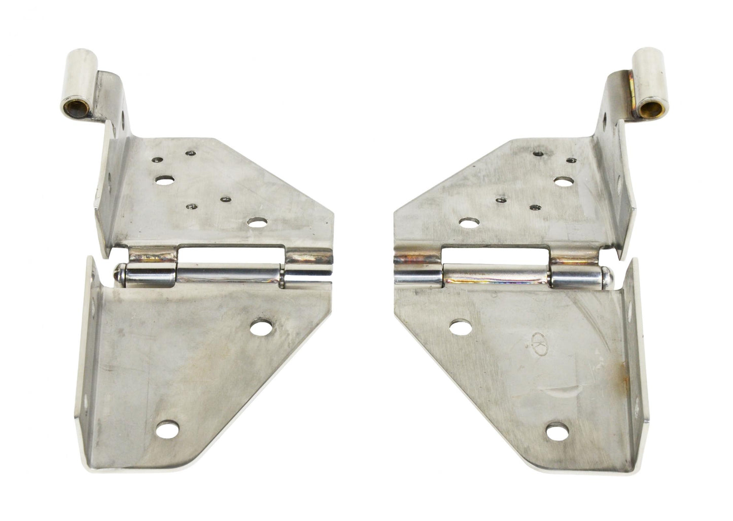 Kentrol Jeep CJ/YJ Windshield Hinge Pair 76-95 CJ and Wrangler YJ Polished Silver Kentrol