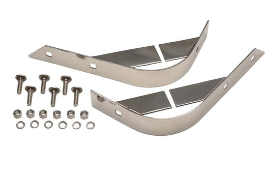 Kentrol Jeep CJ Rear Body Guard Pair 55-86 CJ Polished Silver Kentrol