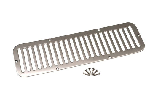 Kentrol Jeep CJ5 Hood Vent 55-77 CJ5 Polished Silver Kentrol