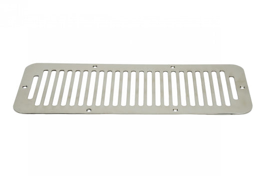 Jeep CJ Hood Vent 78-86 CJ Polished Silver Kentrol-1