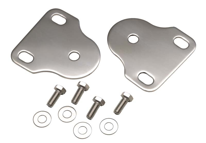 Kentrol Jeep CJ/YJ Interior Windshield Brackets Pair 76-95 CJ and Wrangler YJ Polished Silver Kentrol