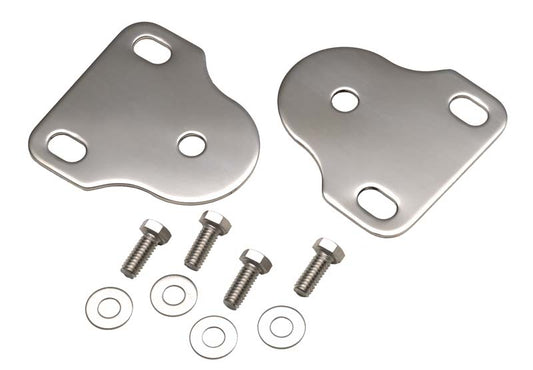 Kentrol Jeep CJ/YJ Interior Windshield Brackets Pair 76-95 CJ and Wrangler YJ Polished Silver Kentrol