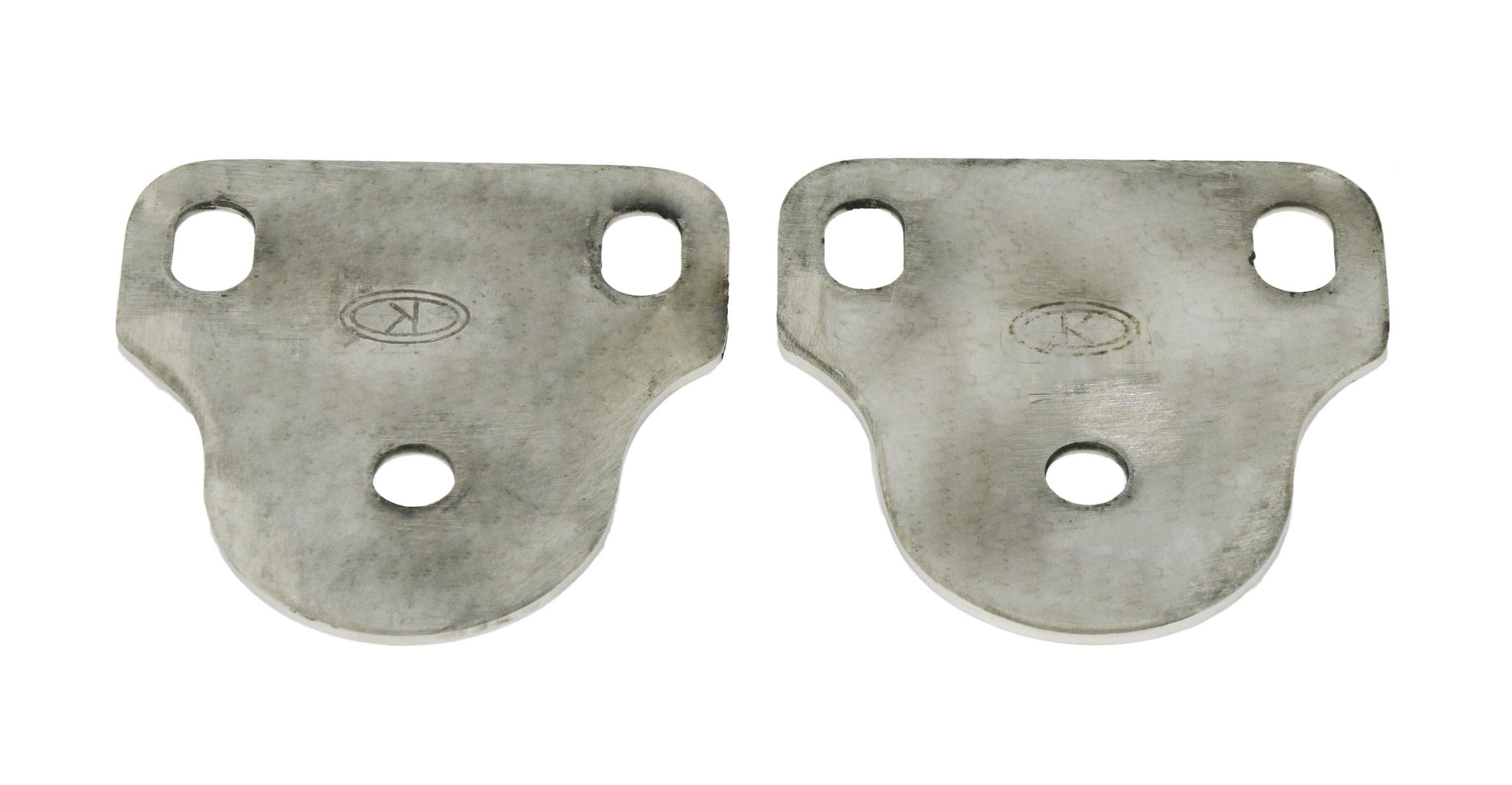 Kentrol Jeep CJ/YJ Interior Windshield Brackets Pair 76-95 CJ and Wrangler YJ Polished Silver Kentrol