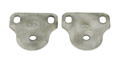 Jeep CJ/YJ Interior Windshield Brackets Pair 76-95 CJ and Wrangler YJ Polished Silver Kentrol-1