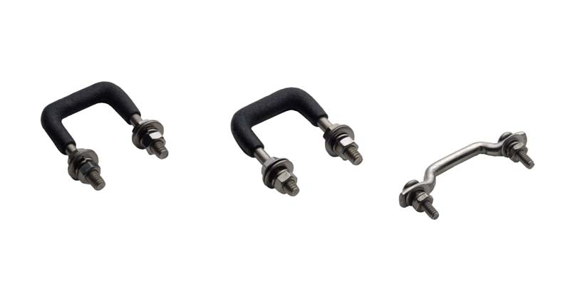 Kentrol Jeep CJ Windshield Tie Down Kit 55-86 CJ Polished Silver Kentrol