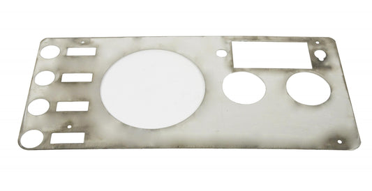 Jeep CJ Gauge Cover 77-86 CJ Polished Silver Kentrol-1