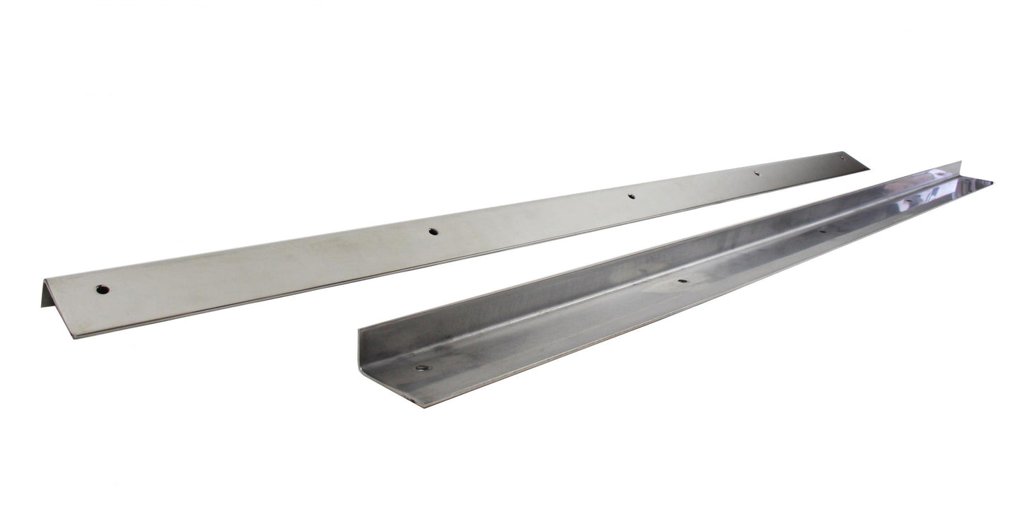 Kentrol Jeep CJ5 Rocker Guards Pair 55-83 CJ5 Polished Silver Kentrol