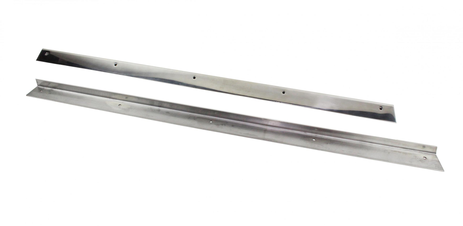 Kentrol Jeep CJ5 Rocker Guards Pair 55-83 CJ5 Polished Silver Kentrol