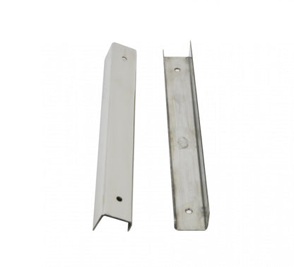 Jeep CJ5 Entry Guards Pair 55-83 CJ5 Polished Silver Kentrol-2