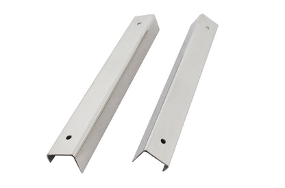 Jeep CJ5 Entry Guards Pair 55-83 CJ5 Polished Silver Kentrol-3