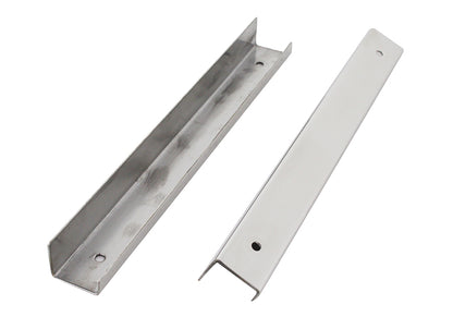 Jeep CJ5 Entry Guards Pair 55-83 CJ5 Polished Silver Kentrol-4
