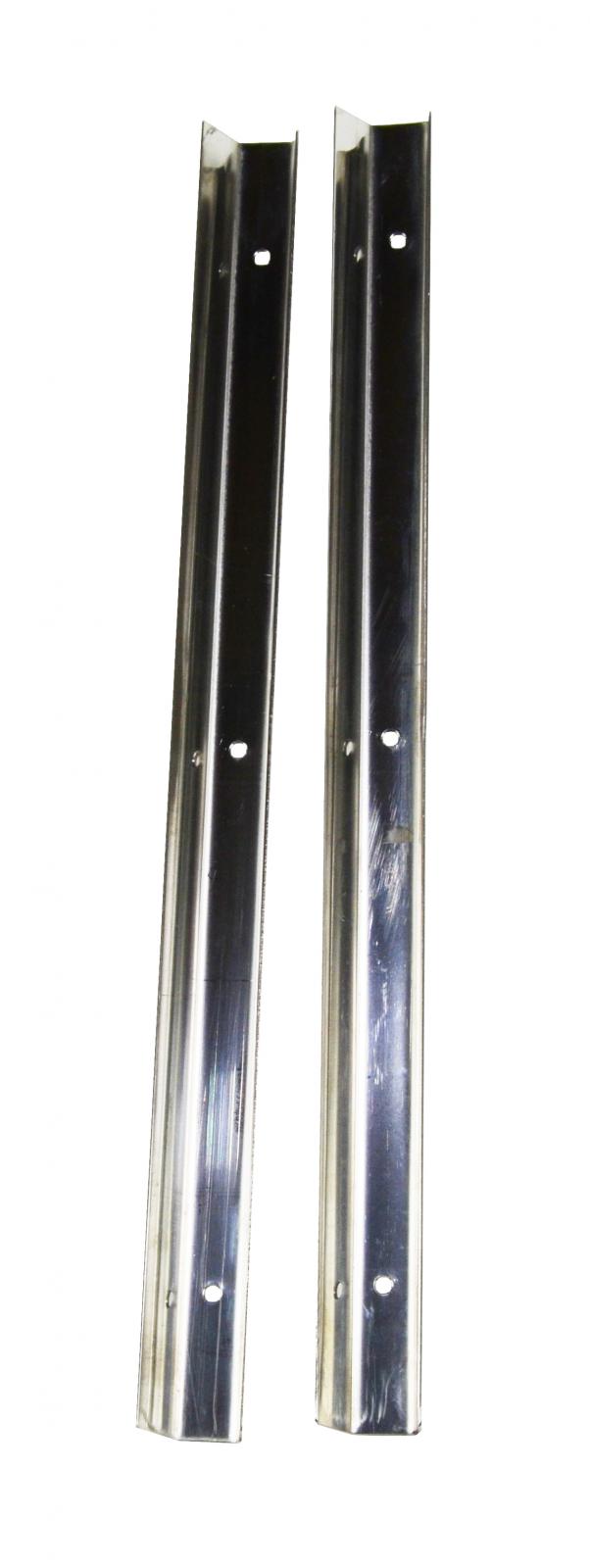 Kentrol Jeep CJ7 Entry Guards Pair 76-95 CJ7 Wrangler YJ Polished Silver Kentrol
