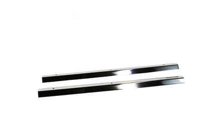 Jeep CJ7 Entry Guards Pair 76-95 CJ7 Wrangler YJ Polished Silver Kentrol-2