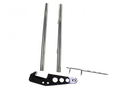 Jeep CJ Grill Guard 55-86 CJ Polished Silver Kentrol-3