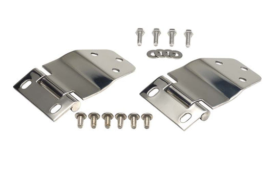 Kentrol Jeep CJ7 Liftgate Hinge Pair 77-86 CJ7 Polished Silver Kentrol