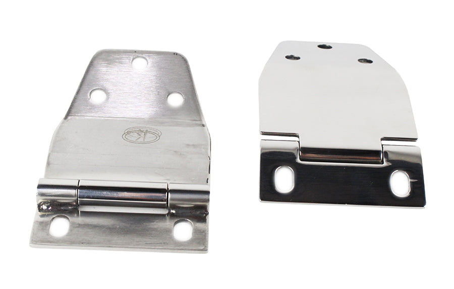 Kentrol Jeep CJ7 Liftgate Hinge Pair 77-86 CJ7 Polished Silver Kentrol