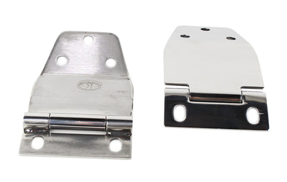 Jeep CJ7 Liftgate Hinge Pair 77-86 CJ7 Polished Silver Kentrol-2
