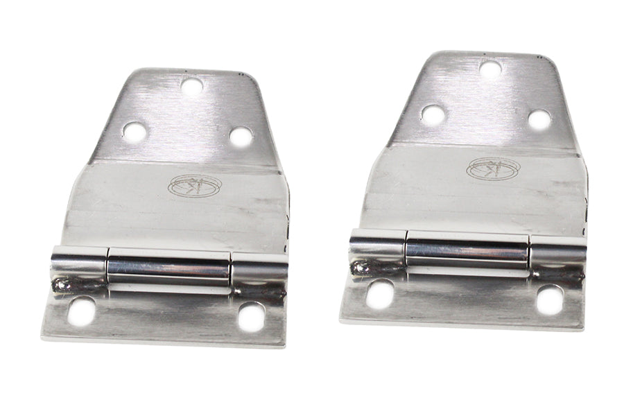 Kentrol Jeep CJ7 Liftgate Hinge Pair 77-86 CJ7 Polished Silver Kentrol
