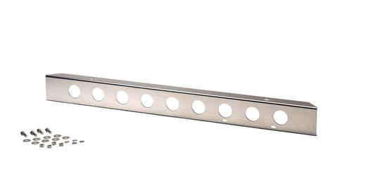Kentrol Jeep CJ 42 Inch Front Bumper with holes 45-86 CJ Polished Silver Kentrol