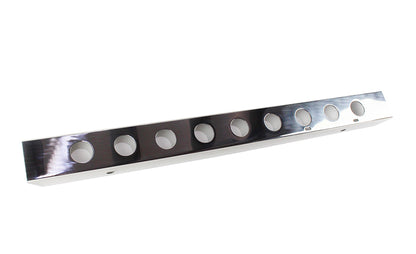 Jeep CJ 42 Inch Front Bumper with holes 45-86 CJ Polished Silver Kentrol-3