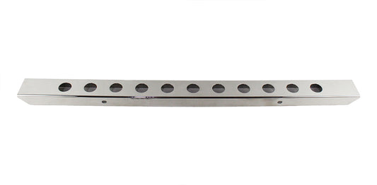 Jeep CJ 54 Inch Front Bumper with holes (No License Plate Holes) 45-86 CJ Polished Silver Kentrol-1