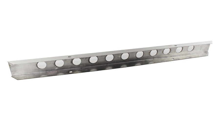 Kentrol Jeep CJ 54 Inch Front Bumper with holes (No License Plate Holes) 45-86 CJ Polished Silver Kentrol