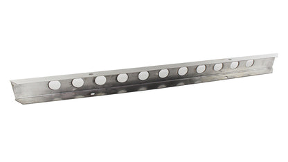 Jeep CJ 54 Inch Front Bumper with holes (No License Plate Holes) 45-86 CJ Polished Silver Kentrol-3