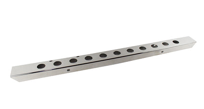 Jeep CJ 54 Inch Front Bumper with holes 45-86 CJ Polished Silver Kentrol-2