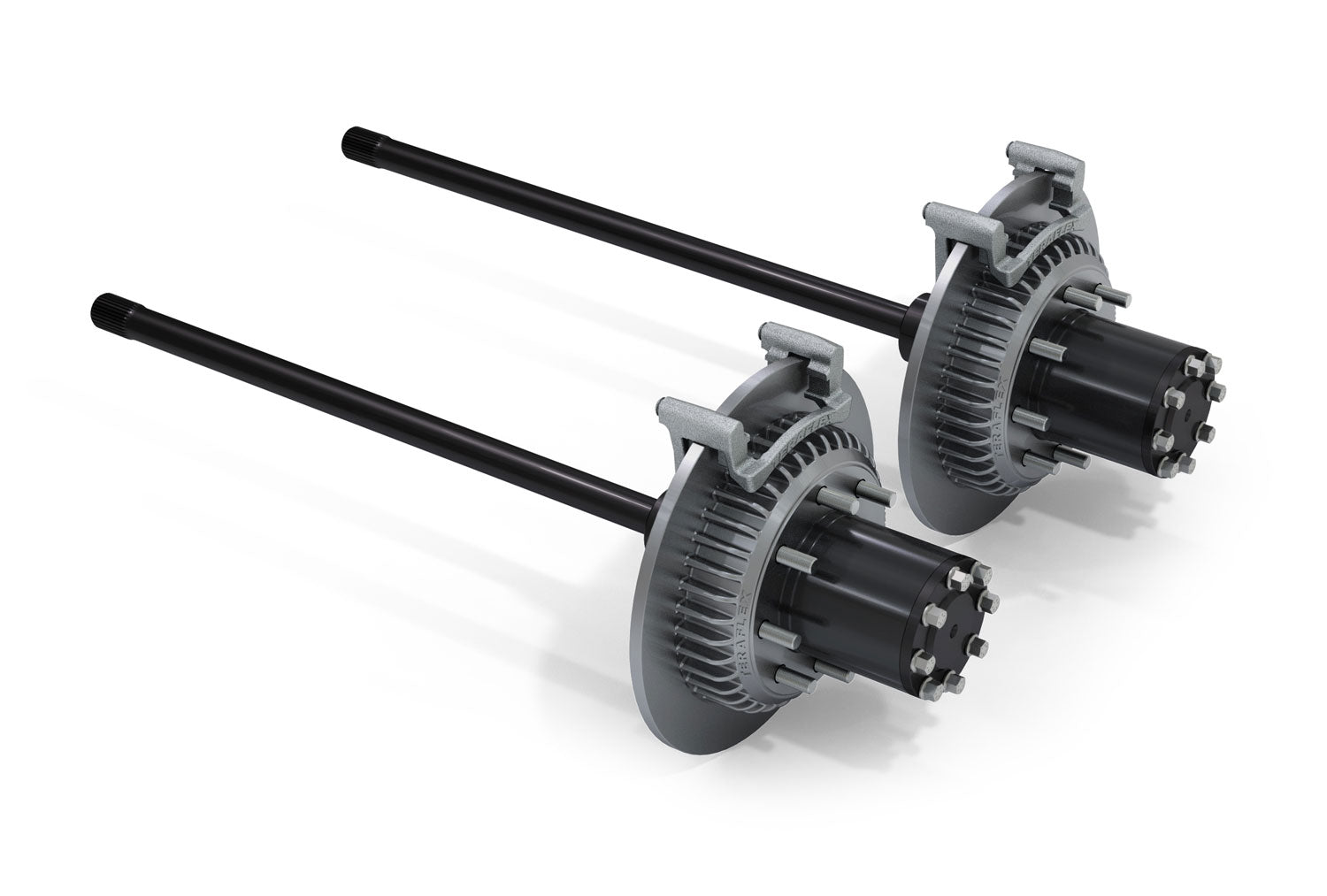 07-18 Wrangler JK Dana 44 Rear Axle 8-Lug Full-Float Conversion & Solid Big Rotors 30-Spline TeraFlex
